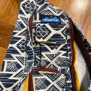 KAVU Rope Sling Back Canvas Crossbody bag